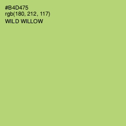 #B4D475 - Wild Willow Color Image